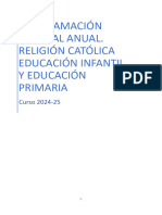 Programacion. Infantil y Primaria Lomloe 2024 - 2025