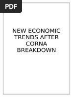 New Econimic Trends After Corona Breakdown