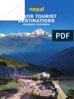 Major Tourist Destination Gandaki Province English Edition