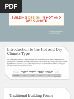 Building Design in Hot and Dry Climate