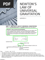 4 Newton's Law of Universal Gravitation