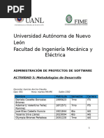 Actividad 5 - Metodologías de Desarrollo