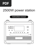 SolarPlay Q2402M 2304Wh 2500W Portable Power Station User Manual