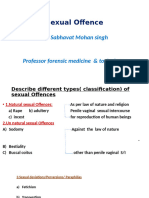 Sexual Offence: Dr. Sabhavat Mohan Singh