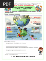 Ficha-Mart-Ps-Por Qué Celebramos El Día de La Educación Primaria