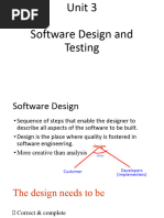 Unit 3 Software Design and Testing - Part1