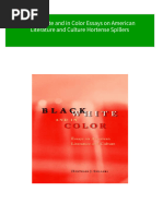 PDF Black White and in Color Essays On American Literature and Culture Hortense Spillers Download