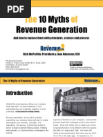 The 10 Myths of Revenue Generation