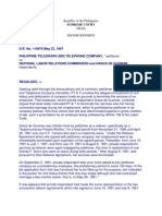 Philippine Telegraph & Telephone Co. v. National Labor Relations Commission