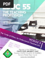 EDUC 55 - Module 4 - The Code of Ethics of A Professional Teacher (A)