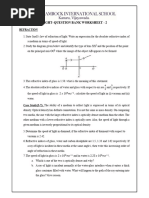 Refraction - Light