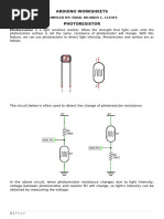 Arduino Worksheet Intermidiate Level - Creative Technology