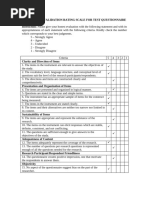 Instrument Validation Rating Scale