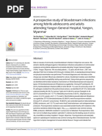 A Prospective Study of Bloodstream Infections Among Febrile Adolescents and Adults Attending Yangon General Hospital, Yangon, Myanmar