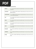 SQL Server Data Types