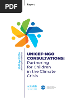 2024 UNICEF NGO Consultations Report