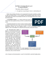 CHAPTER 12 - Psychological Disorder