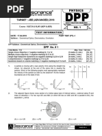 Target: Jee (Advanced) 2018: P H Y S I C S