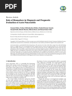 Role of Biomarkers in Diagnosis and Prognostic