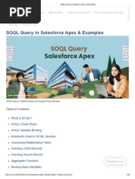 SOQL Query in Salesforce Apex & Examples