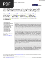 J of Cosmetic Dermatology - 2023 - Braccini - SAMCEP Society Consensus On The Treatment of Upper Facial Lines With