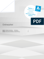 Dishwasher: Register