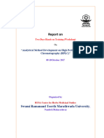 Report On: Swami Ramanand Teerth Marathwada University