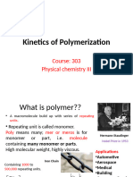 Kinetics of Polymerization