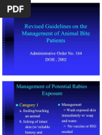 Revised Guidelines On The Management of Animal Bite