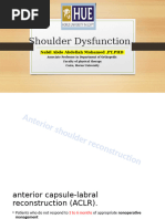 Shoulder Instability - Just - Operative