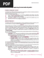 L Empres L Mercad D Poder:: La Empresa, La Producción y Los Costes