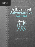 Gamemaster's Allies & Adversaries Journal (Screen, 286 PGS)