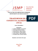 Trastornos de La Conducta Alimentaria (TCA) : Facultad de Medicina Humana