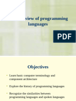 JK C - 1 - An Overview of Programming Languages