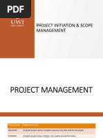 Project Initiation and Scope Management (Learner)