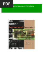 Full Institutional Investors E. Philip Davis Ebook All Chapters