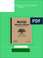 PDF MySQL Reference Manual 1st Edition Michael Widenius Download