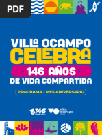 Programa Actividades 146 Años Villa Ocampo