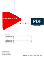Inteligen4 200 2.2.0 New Features List