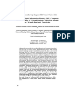 Teachers' Digital Information Literacy (DIL) Competencies in Teaching ICT-Based Projects Malaysian Secondary Schools Teachers' Experience