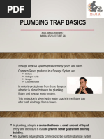 BUILDING UTILITIES 1 Module 2 Lecture 2a - Plumbing Trap Basics Revised 2020