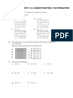 Expanding 1 & 2 Linear Function