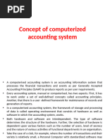 Concept of Computerized Accounting System