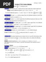 Lecture-17-18 Series Solution Frobeneous Method