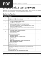 LS English 9 Unit 2 Test Answers Editable