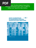 Get 29th European Strabismological Association Meeting Transactions Izmir June 1 4 2004 1st Edition Jan-Tjeerd de Faber (Editor) Free All Chapters