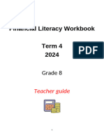 Grade 8 Financial Literacy Teacher Guide Term 4