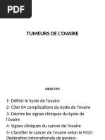 Tumeurs de L'ovaire