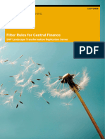 Filter Rules For Central Finance