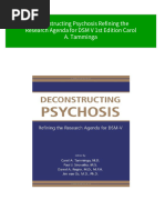 Immediate Download Deconstructing Psychosis Refining The Research Agenda For DSM V 1st Edition Carol A. Tamminga Ebooks 2024